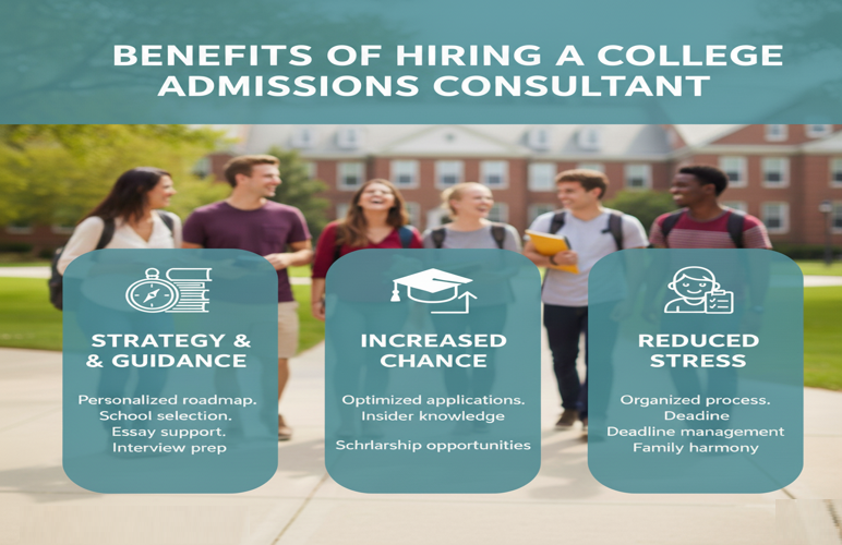 Benefits of hiring a college admissions consultant
