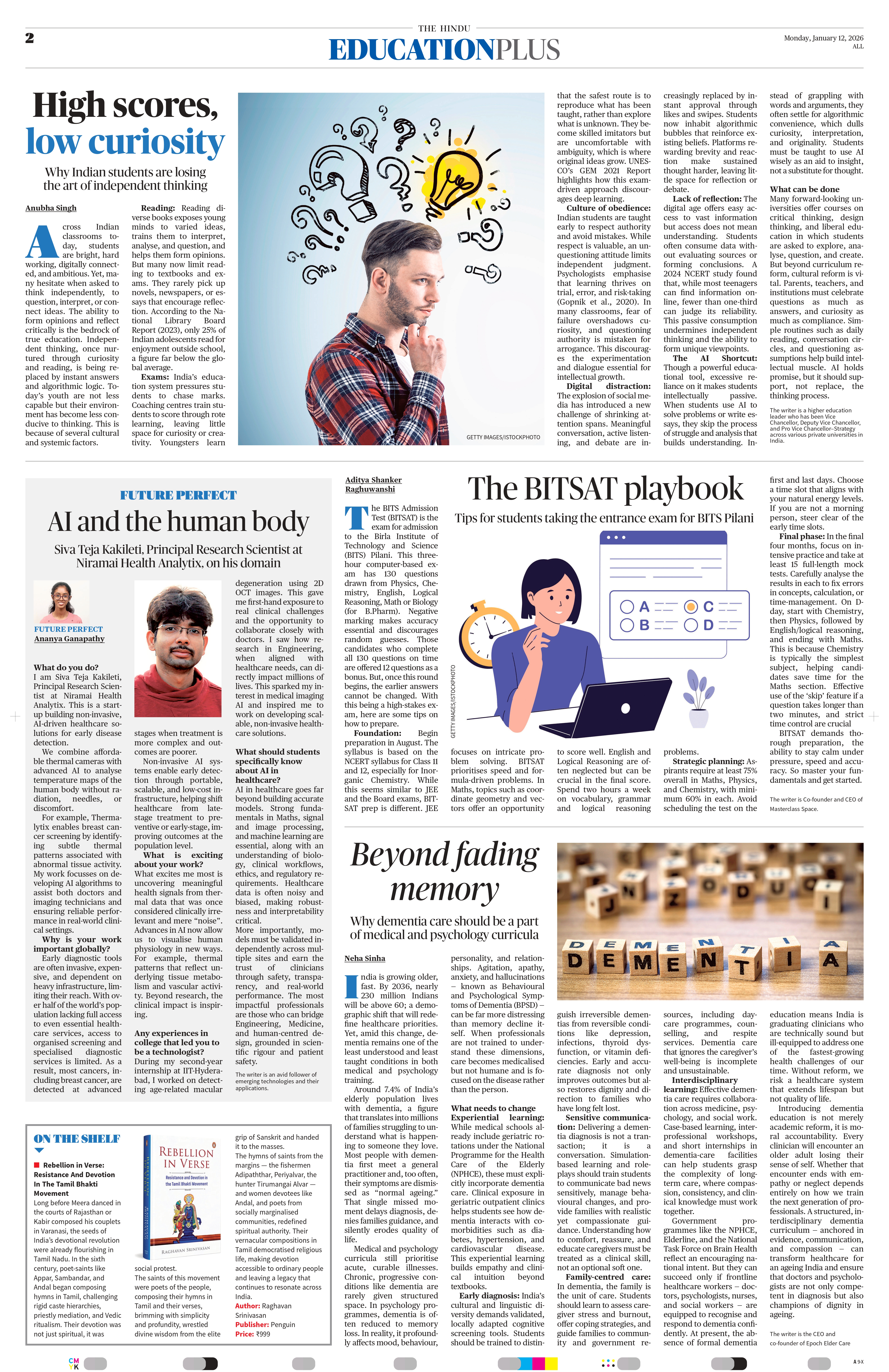 BITSAT 2026 MCS The Hindu