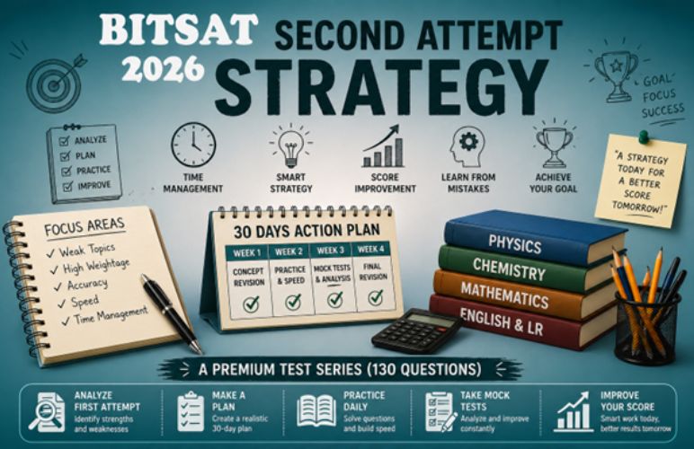BITSAT 2026 Second Attempt Strategy