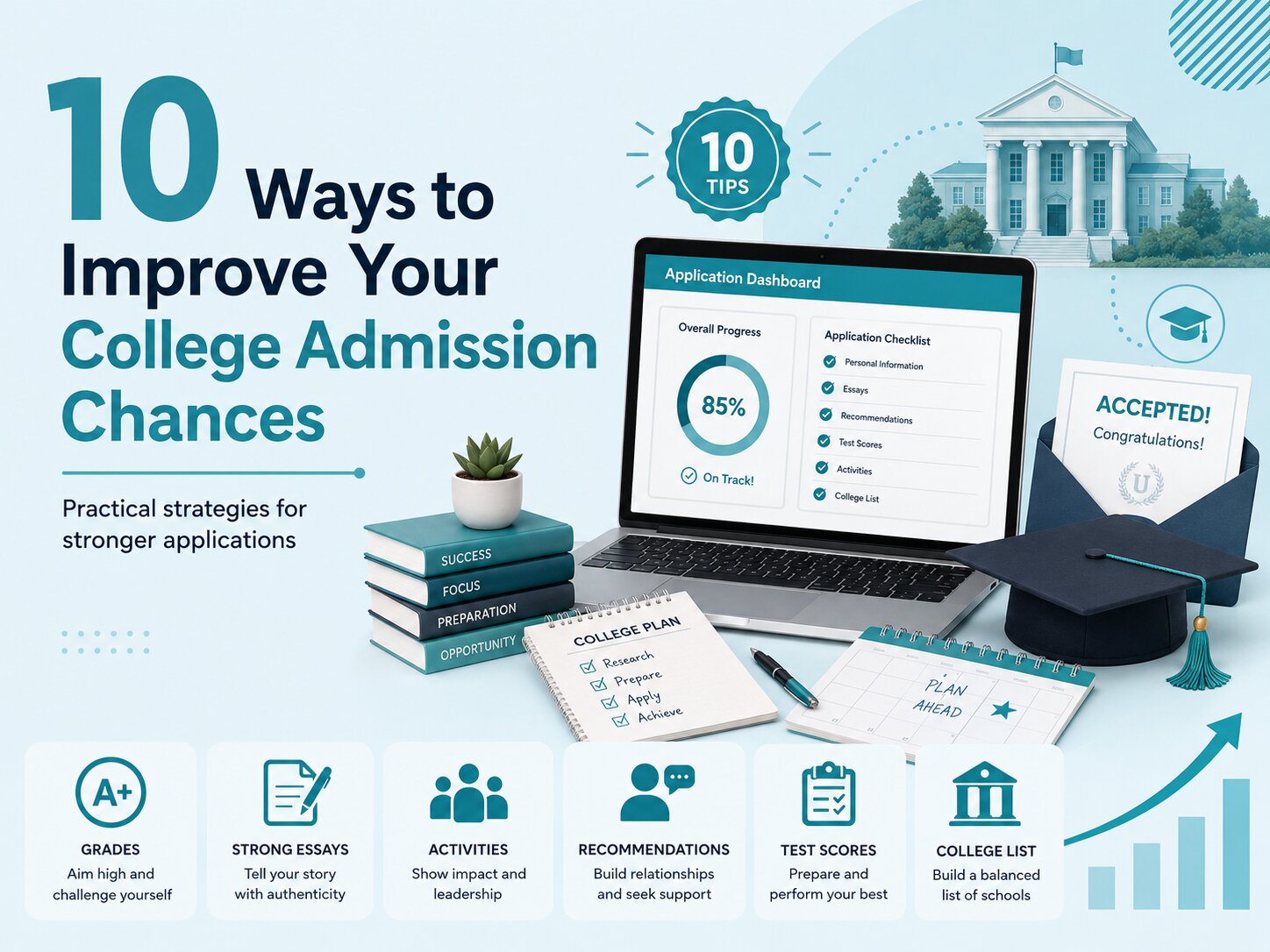 10 Ways to Improve Your College Admission Chances