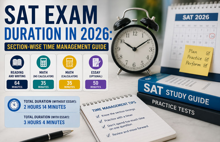 SAT Exam Duration in 2026