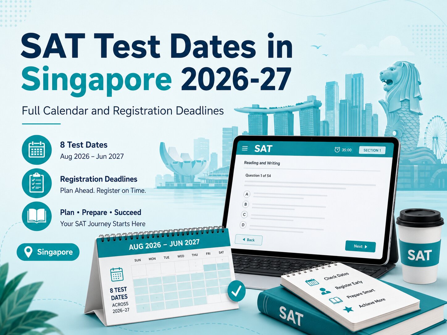 SAT Test Dates in Singapore 2026-27