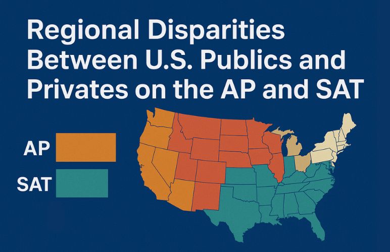 Best SAT/AP Disparities by Region in the U.S.