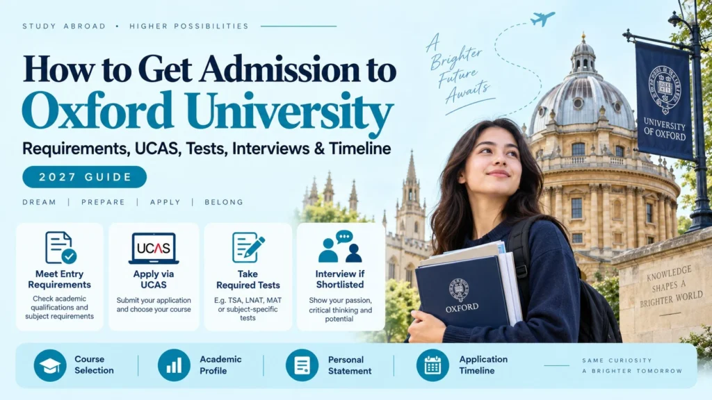 How to Get Into Oxford University in 2027: Admission Guide