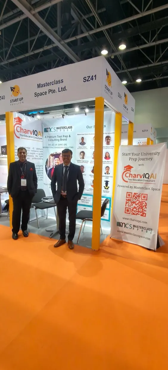 Masterclass Space stand at GESS Dubai 2025